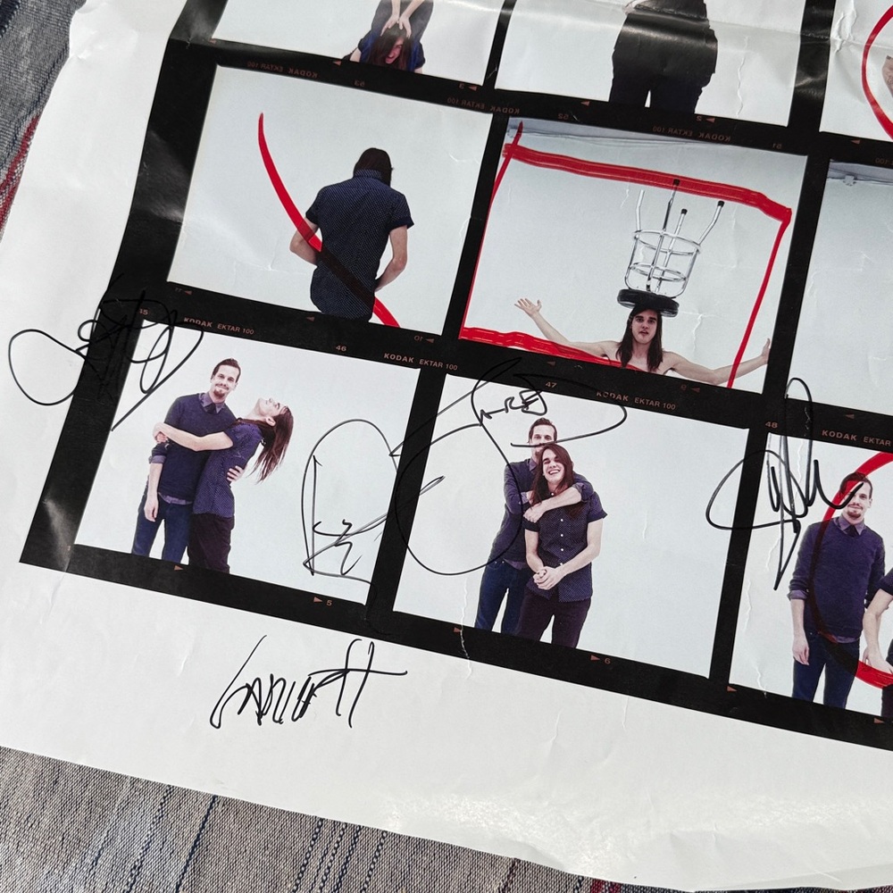 The Maine Poster- Signed by the Band! - Picture 2 of 2